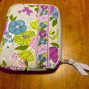 Grey and purple Vera Bradley tablet case